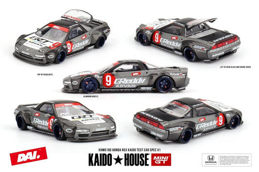 Kaido House x Mini GT 1:64 Honda NSX Kaido Test Car Spec V1 #190