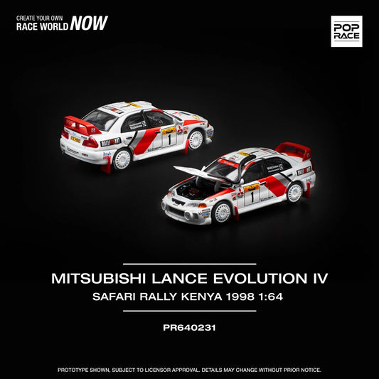 Pop Race 1:64 Mitsubishi Lancer Evolution IV #0231