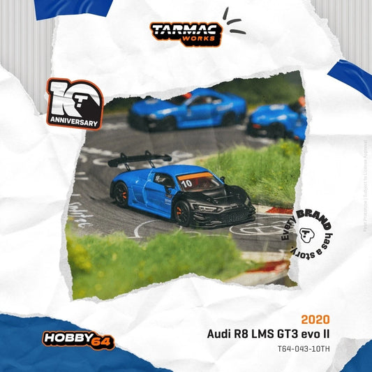 Tarmac Works 1:64 Audi R8 LMS GT3 evo II 10th Anniversary