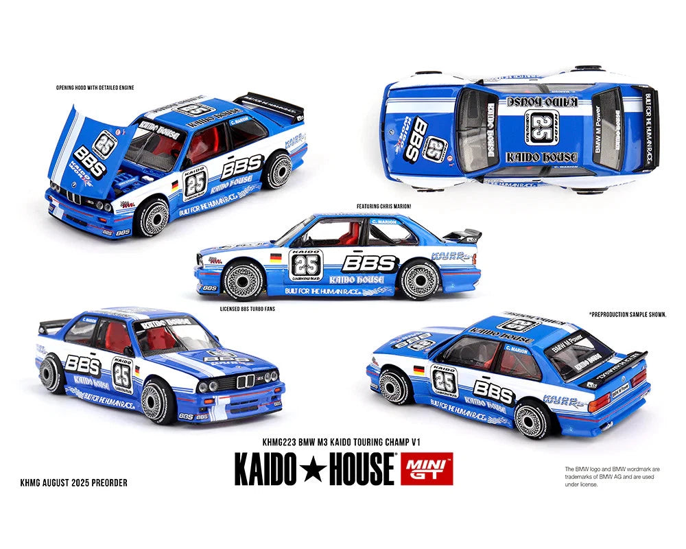 Mini GT x Kaido House 1:64 BMW M3 Kaido Touring Champ V1 #223