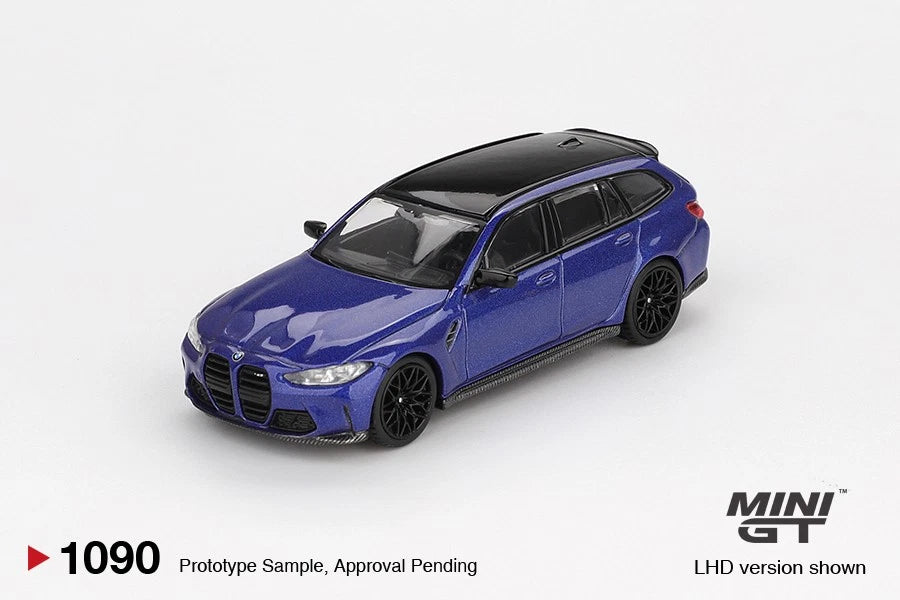 Mini GT 1:64 BMW M3 Competition Touring Portimao Blue Metallic RHD #1090