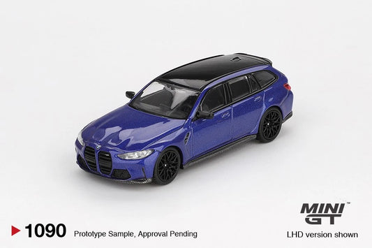 Mini GT 1:64 BMW M3 Competition Touring Portimao Blue Metallic RHD #1090
