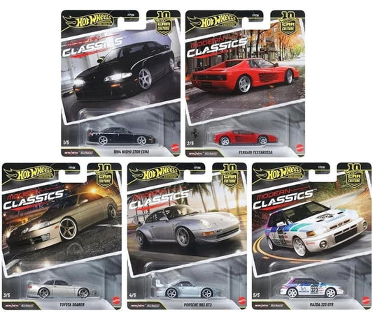 Hot Wheels 1:64 2026 Car Culture Modern Classics Set Of 5