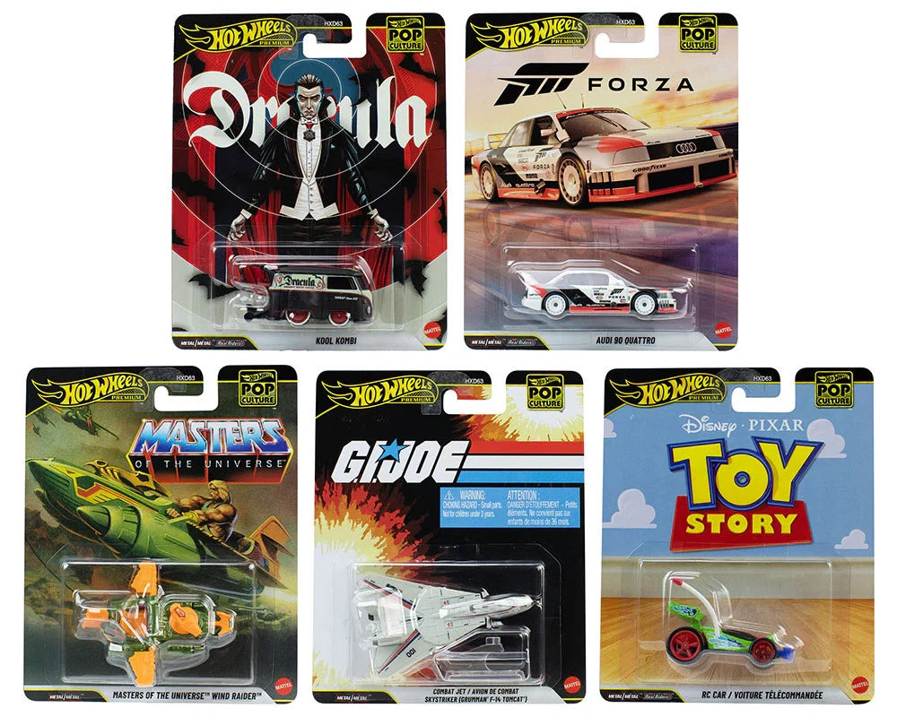 Hot Wheels 1:64 2026 Pop Culture Mix 4 Full Set of 5