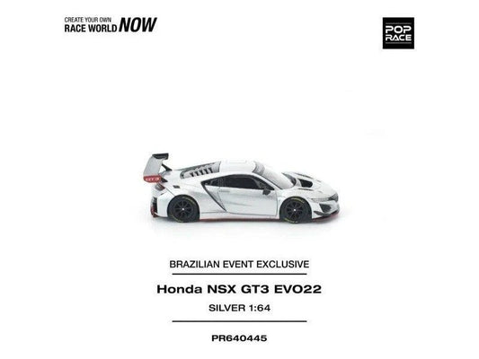 Pop Race 1:64 Honda NSX GT3 EVO22 Brazil Event Exclusive #0445