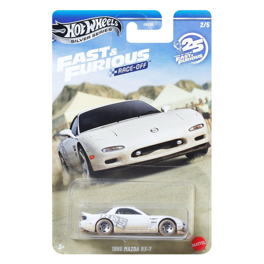 Hot Wheels 1:64 Silver Series Race Off Mazda RX7 2/5