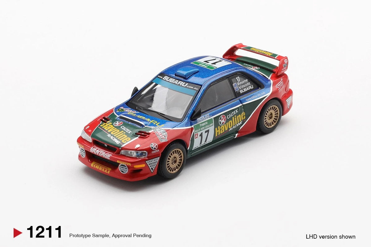 Mini GT 1:64 Subaru Impreza WRC98 #17 2000 Rally New Zealand #1211