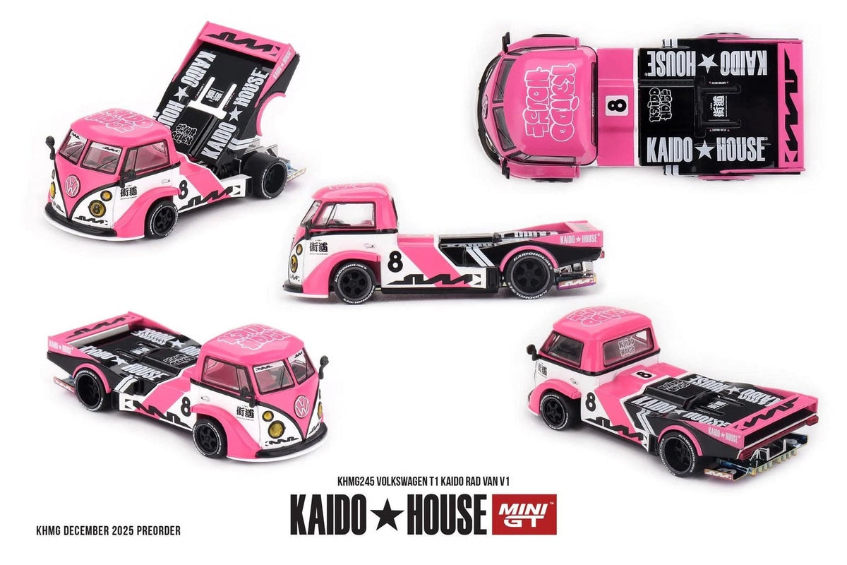 Kaido House x Mini GT 1:64 Volkswagen T1 KAIDO RADVAN V1 #245