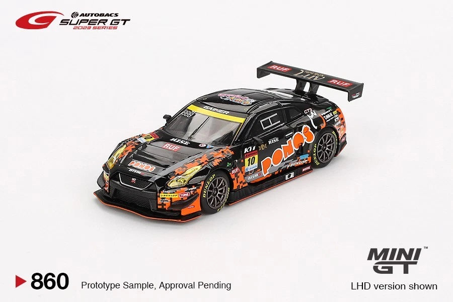 Mini GT 1:64 Nissan GT-R NISMO GT3 #10 PONOS GAINER GT-R 2023 SUPER GT SERIES
