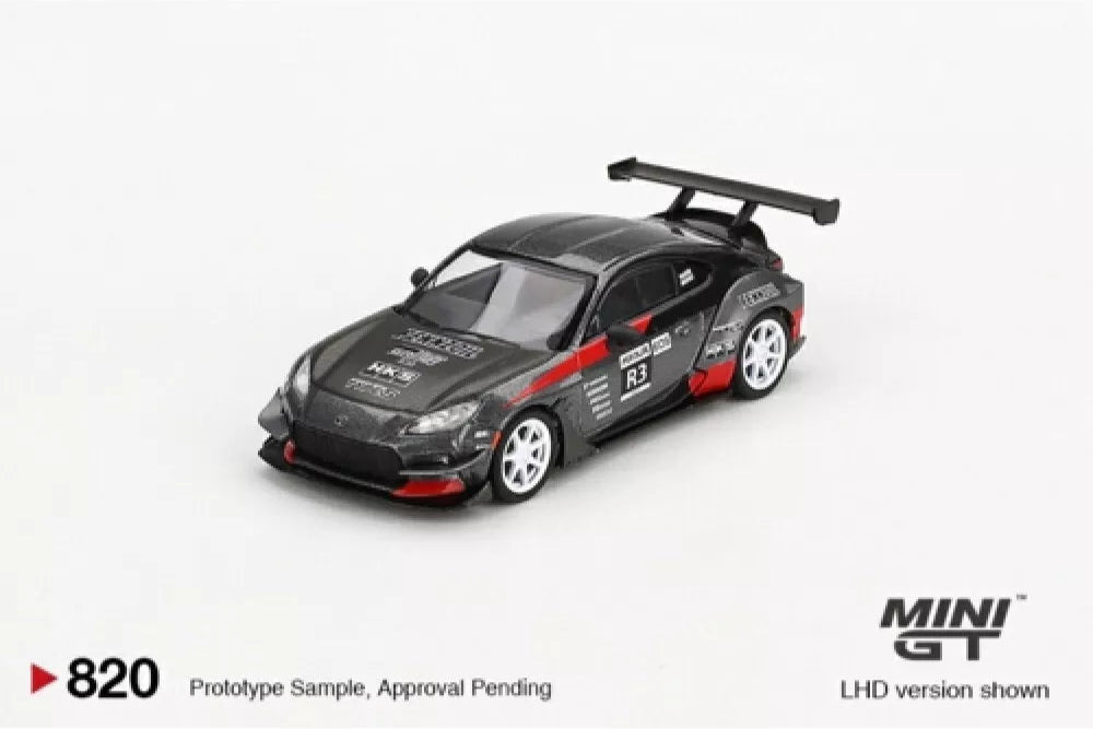 Mini GT 1:64 Toyota GR86 Larry Chens HKS Turbo charged #820 Blister Packaging