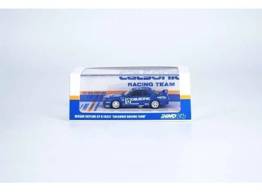 Inno64 1992 Nissan Skyline GTR R32 #12 *Calsonic* JTC, blue 1:64