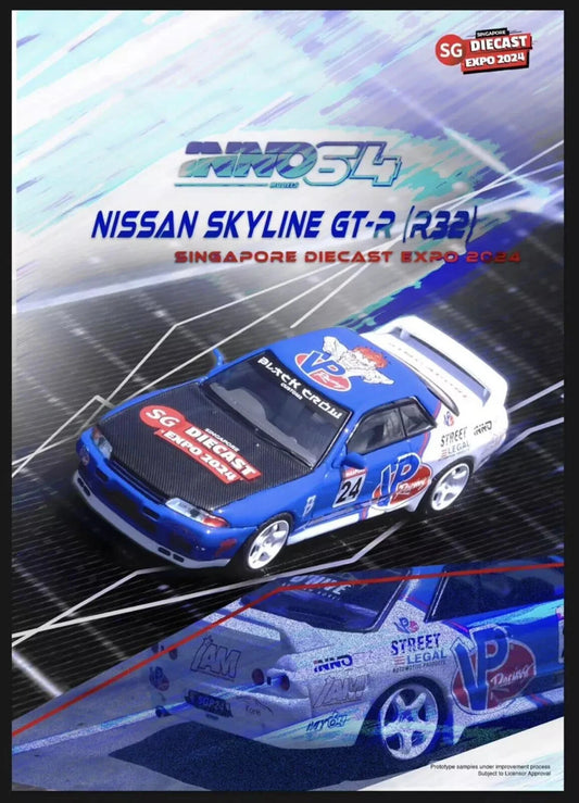 Inno64 Nissan GT-R R32 Singapore Diecast Expo 2024 Special Edition
