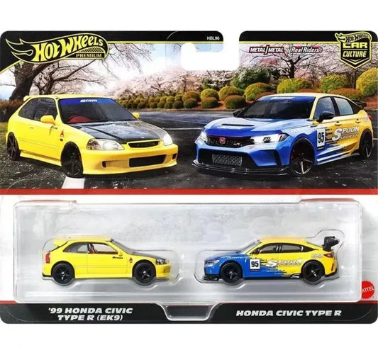 Hot Wheels 1:64 2025 Honda Civic Ek9 Type R & Honda Civic Type R Premium Twin Pack