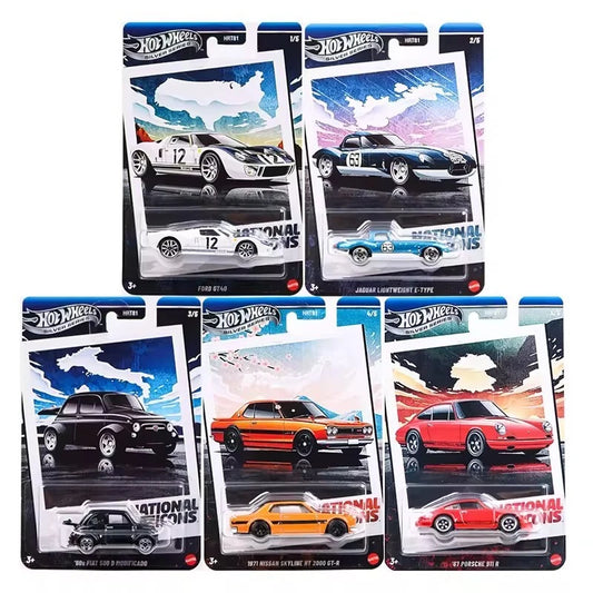 Hot Wheels 1:64 Silver Series National Icons Set of 5