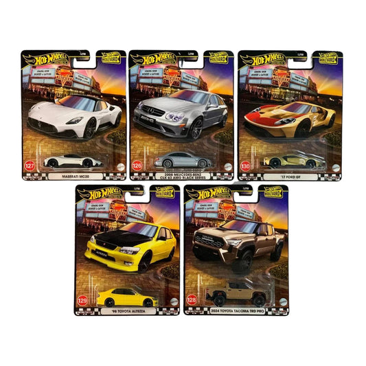 Hot Wheels Premium 2025 Boulevard #126-130 Case Of 10 Cars 1:64