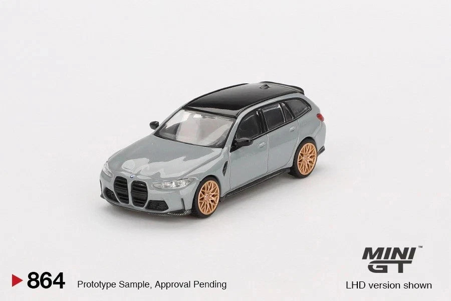 Mini GT BMW M3 Competition Touring Brooklyn Grey RHD 1:64