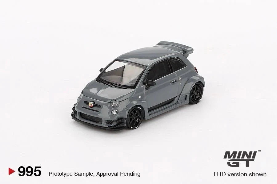 Mini GT Abarth 595 LB-WORKS x Abas Works Grey 1:64