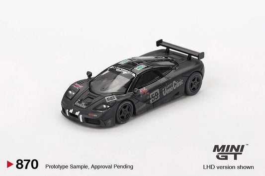 Mini GT Mclaren F1 GTR 1995 Le Mans Hrs Winner Post-Race Weathered 1:64