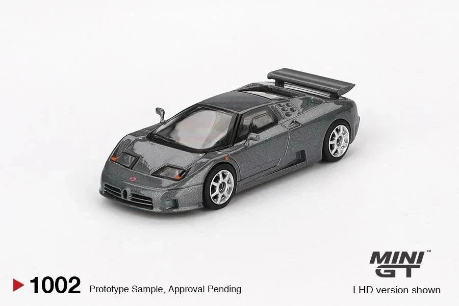 Mini GT Bugatti EB110 Super Sport Grigio Scuro MGT01002-L 1:64