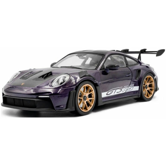 Solido 1:18 Porsche 911 GT3 RS Weissach Package Viola Purple Metallic